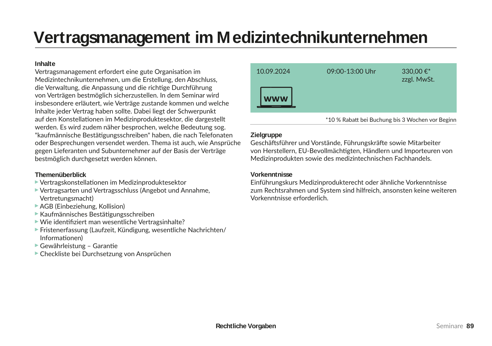 Vorschau Seminare 2024 Seite 89