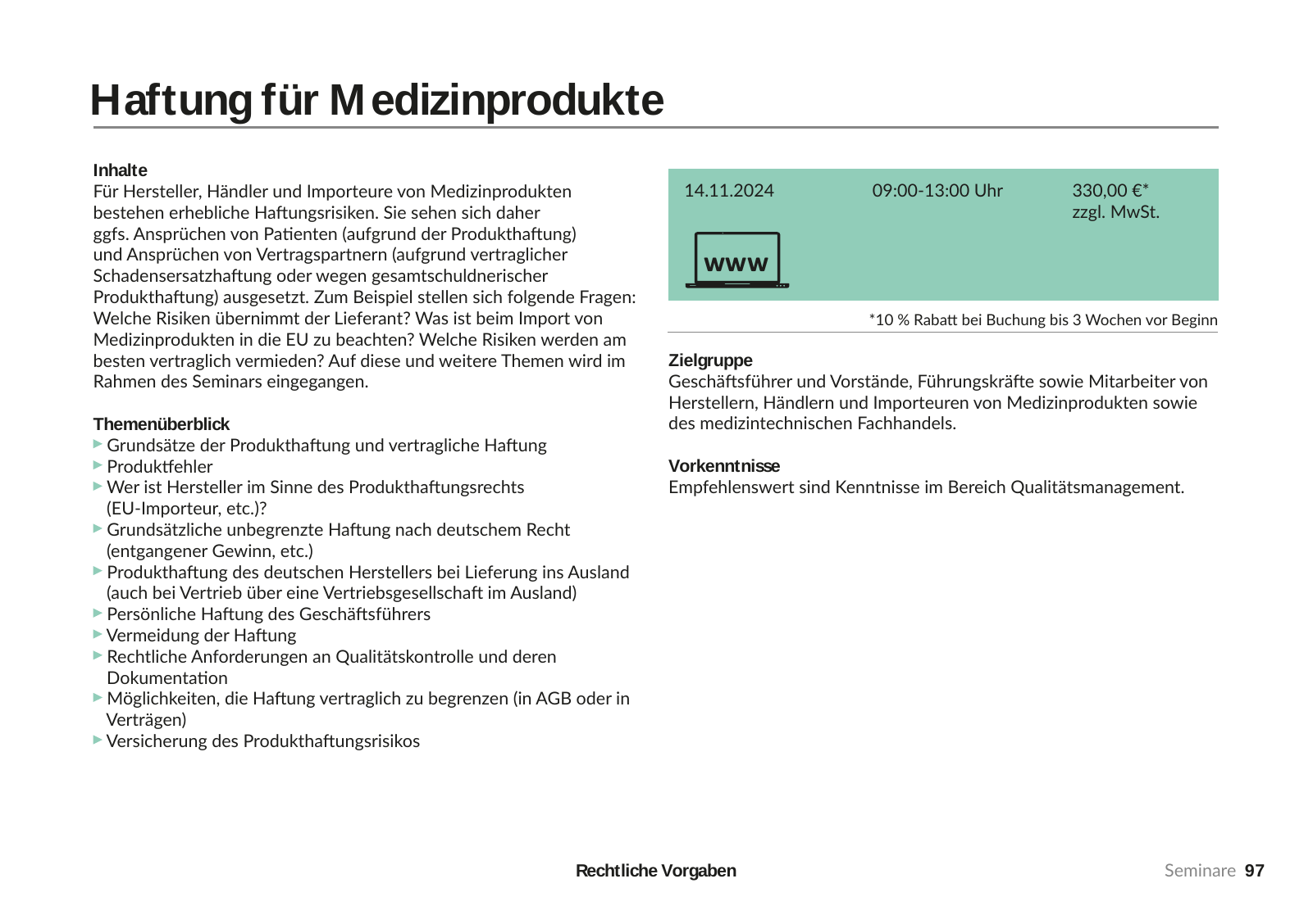 Vorschau Seminare 2024 Seite 97