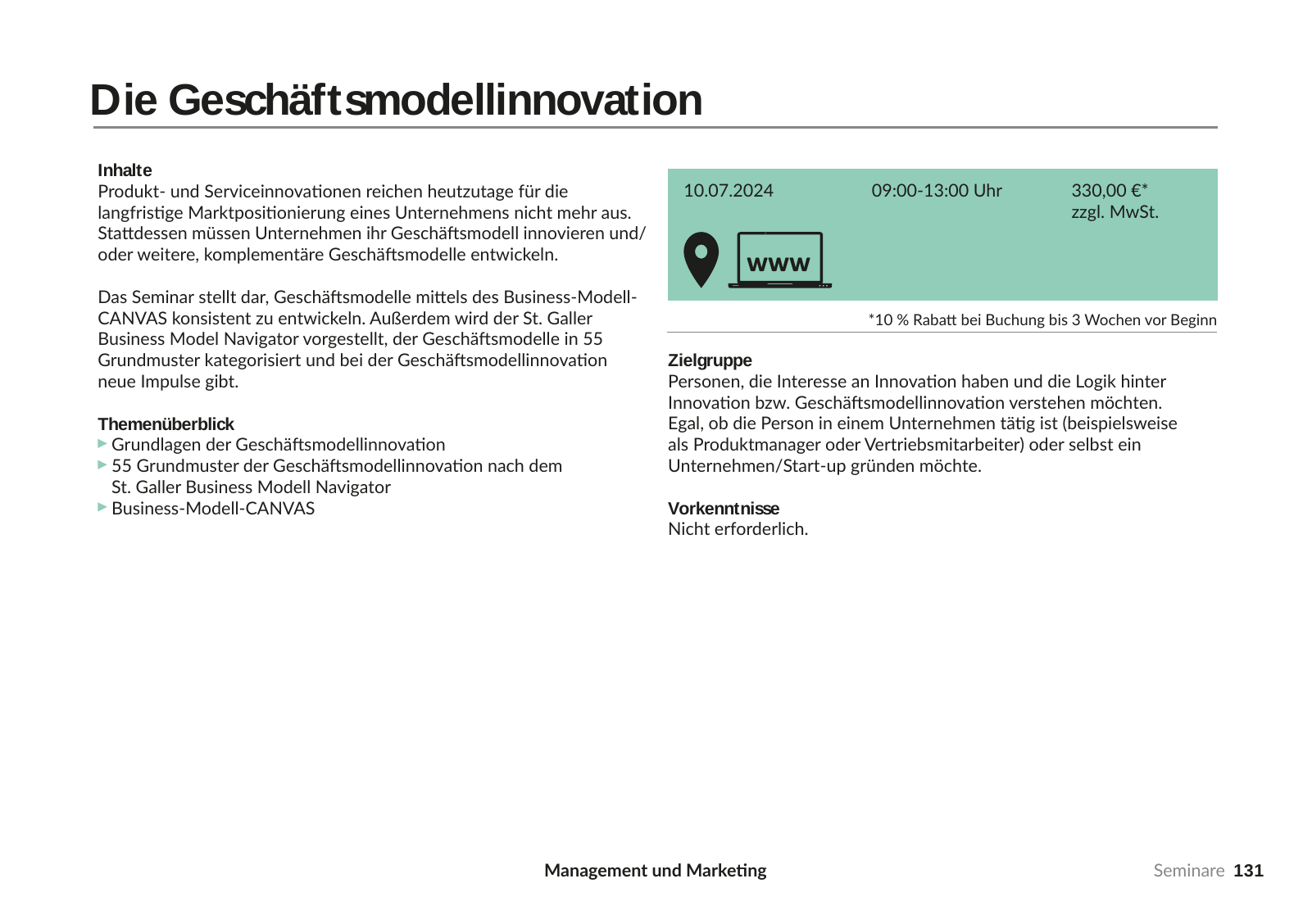 Vorschau Seminare 2024 Seite 131