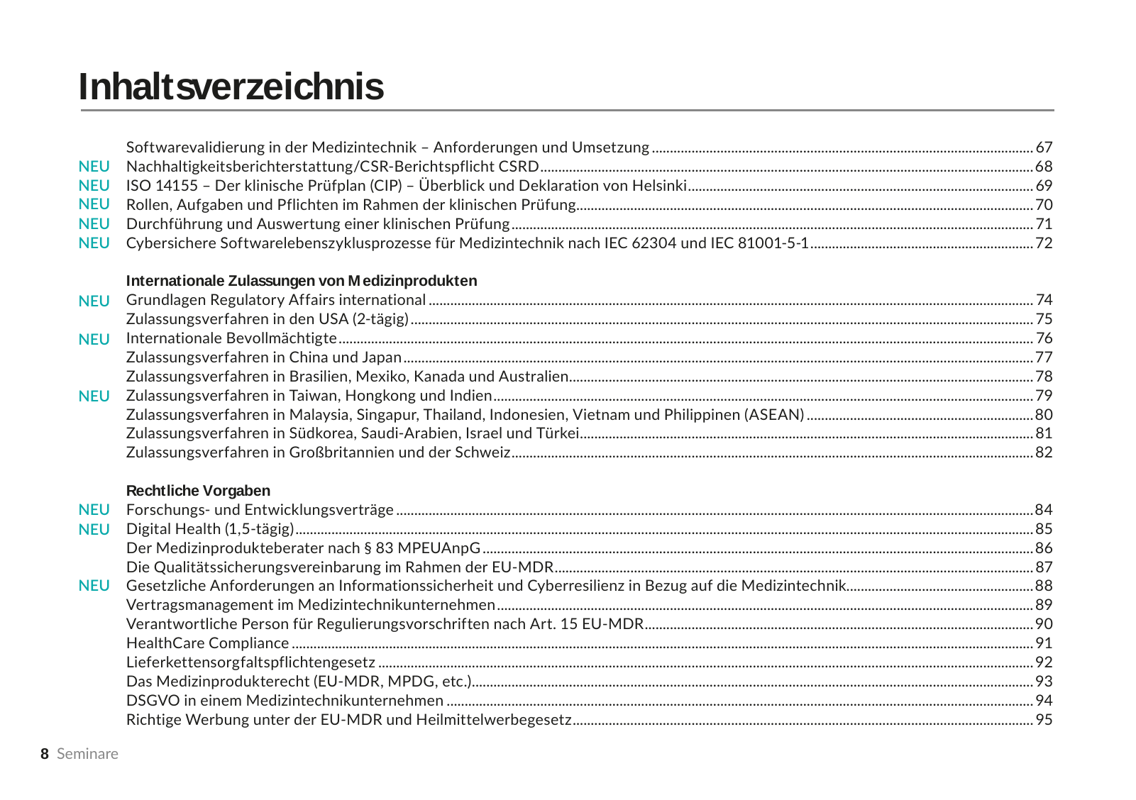 Vorschau Seminare 2024 Seite 8