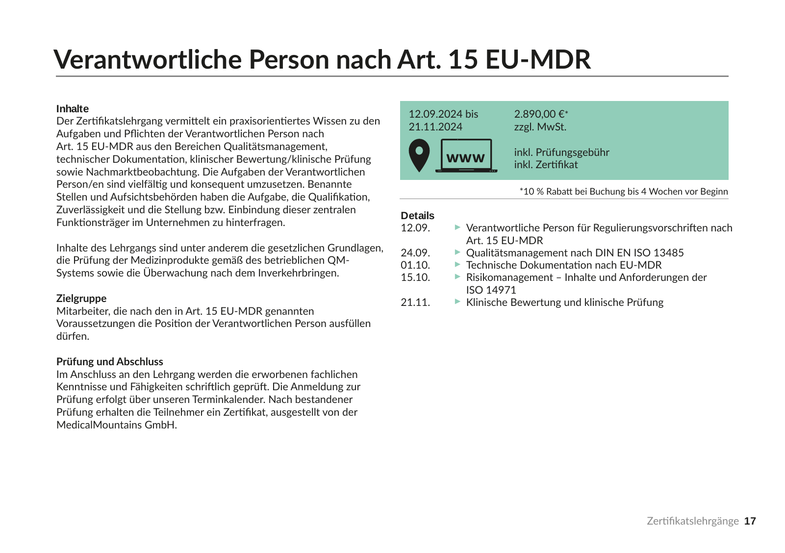 Vorschau Zertifikatslehrgänge 2024 Seite 17